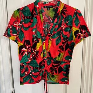 Women's Tropical Red Top